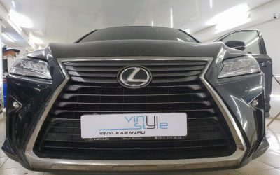 Lexus RX300 — установка защитной сетки радиатора в Казани