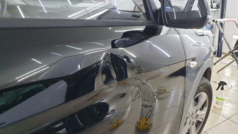 Hyundai Creta — ремонт вмятин без покраски