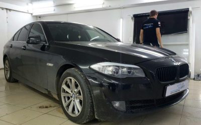 BMW 520 — тонировка передних боковых стёкол 50% затемнения пленкой Ultra Vision