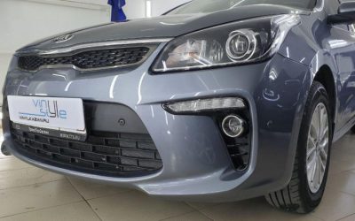 Kia Rio — установили парктроники и подключили GPS/GSM