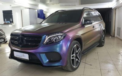 Mercedes GL — тонировка передних боковых пленкой UltraVision 85% затемнения