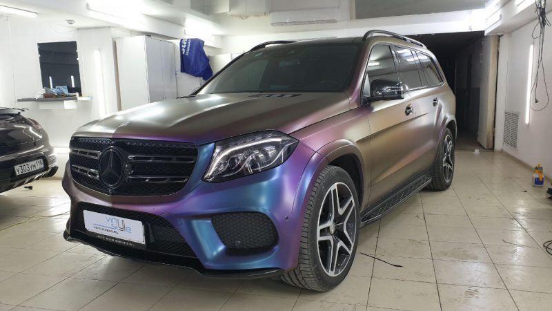 Mercedes GL — тонировка передних боковых пленкой UltraVision 85% затемнения