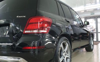 Mercedes GLK 220 — полная полировка кузова и нанесение керамики в 2 слоя