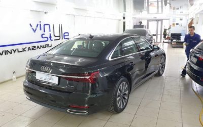 Audi A6 — тонировка задних фонарей автомобиля