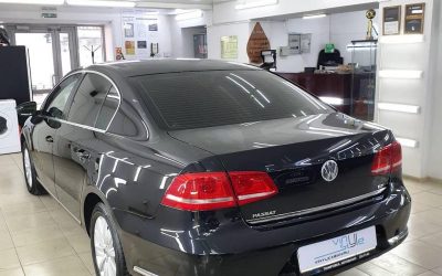 VOLKSWAGEN PASSAT — полировка и керамика, тонировка, перешив руля, автосигнализация и многое другое