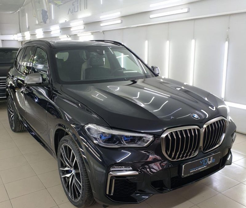 BMW X5 — забронировали весь кузов полиуретановой плёнкой Premium класса HOGOMAKU