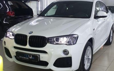 BMW X4 — антихром, установка автосигнализации StarLine S96, пленка Stek на фары и противотуманки