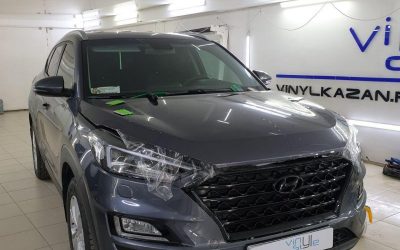 Hyundai Tucson — бронирование автомобиля полиуретановой пленкой