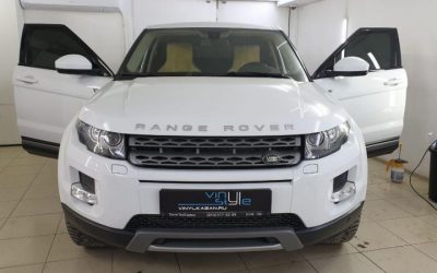 Range Rover Evoque — затонировали передние боковые стёкла плёнкой Ultravision 95% затемнения