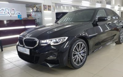 BMW 320D — комплексное бронирование, полировка кузова, нанесение керамики и тонировка пленкой Llumar