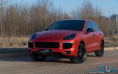 Porsche Cayenne — оклейка кузова автомобиля пленкой