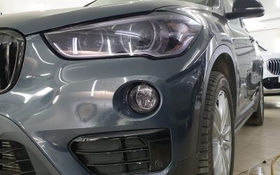 Тонировка фар и оптики автомобиля BMW X1