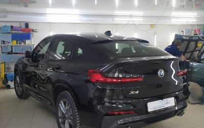 BMW X4 — установка автосигнализации Starline S96, тонировка стекол пленкой ULTRAVISION 50%