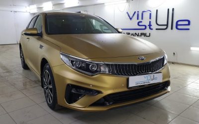 Kia Optima — демонтаж виниловой плёнки