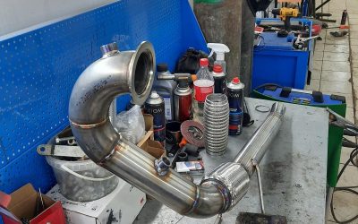 Изготовление downpipe на 63 трубе для Volkswagen Polo GT