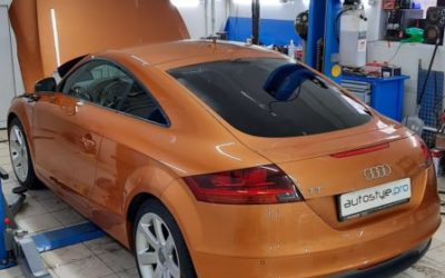 Audi TT — диагностика ходовой, замена масла и фильтра, 3-х мойка с нанесением воска