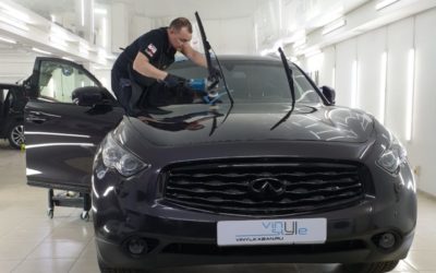 Infiniti Fx37s — полировка лобового стекла