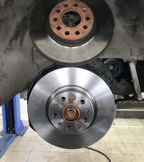 Замена тормозных дисков — Audi TT
