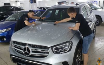 Бронирование зоны риска автомобиля Mercedes GLC 220D