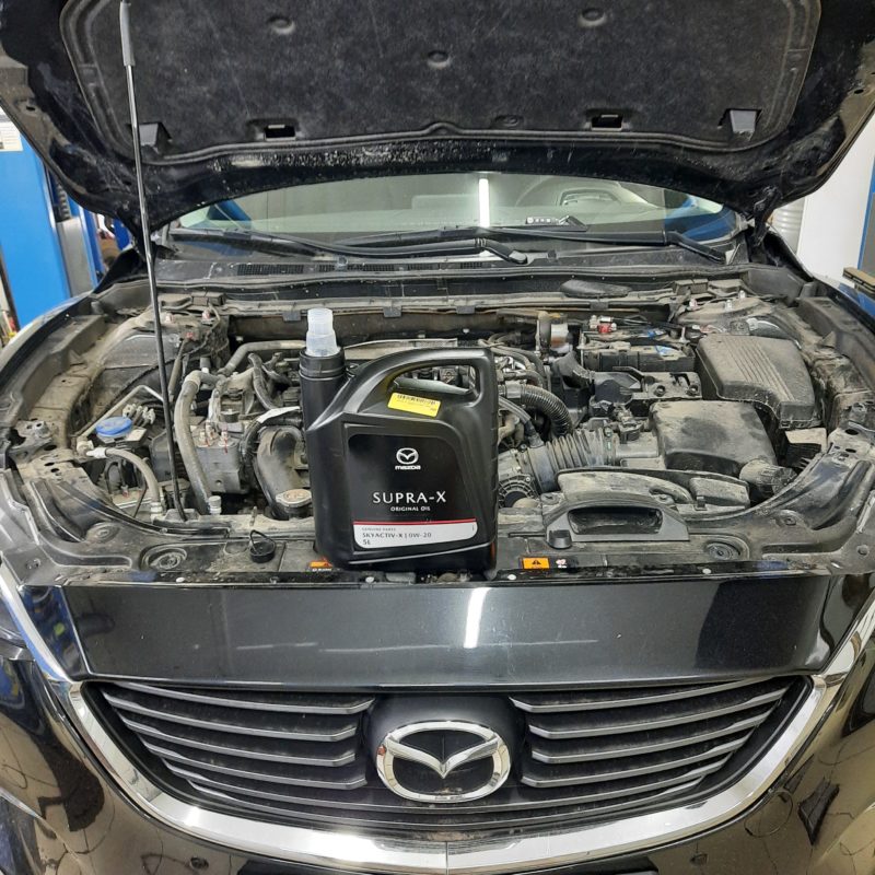 Замена масла в Mazda 6 GH