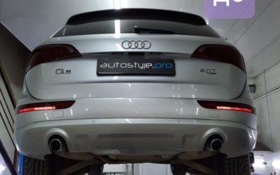 Audi Q5 — замена гофры на выхлопной системе, установка насадок