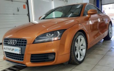 Audi TT TFSI — чип тюнинг Stage 2 от AGP Motorsport, установили и изготовили дуанпайп