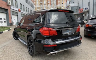 Mercedes Benz GLS — покраска суппортов, активный выхлоп, полировка кузова, керамика, ремонт вмятин, бронирование