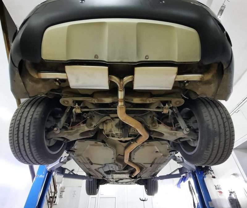Доработка выхлопной системы автомобиля BMW X6