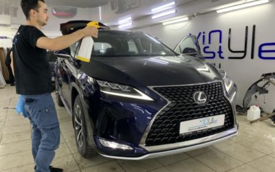 Lexus RX300 — бронирование капота полиуретановой плёнкой и тонировка стекол пленкой Llumar