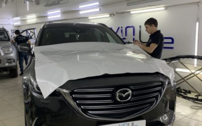 Mazda CX-9 на комплексном бронировании полиуретановой плёнкой