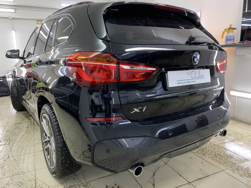 BMW X1 — ремонт вмятины без покраски