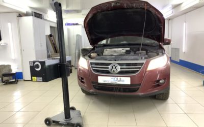 Регулировка фар автомобиля Volkswagen Tiguan по ГОСТ-у