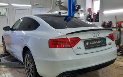 AUDI A5 — чип Stage 2 от AGP Motorsport, замена стоковых глушителей, изменение звучания автомобиля