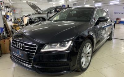 Audi A7 — установили топовый охранный комплекс StarLine S96 — управление с телефона