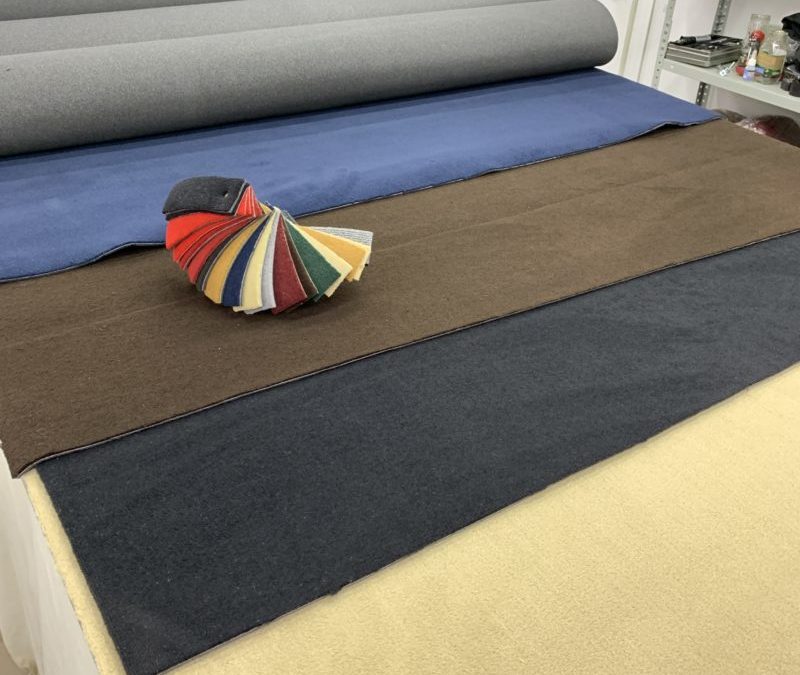 Поступление оригинальных немецких материалов для изготовления летних ковров в салон авто