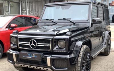 Mercedes G63 — полировка кузова автомобиля и нанесение керамики на кузов