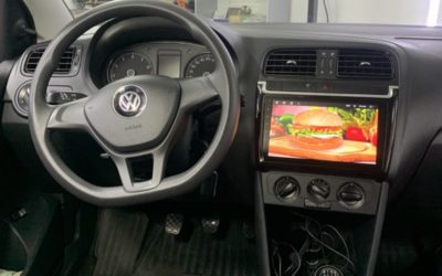 Volkswagen Polo — установка новой мультимедиа Android, парктроников, камеры заднего вида, автосигнализации StarLine A93