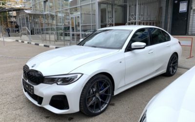 BMW M340i — бронирование кузова полиуретановой пленкой Llumar толщиной 215 микрон