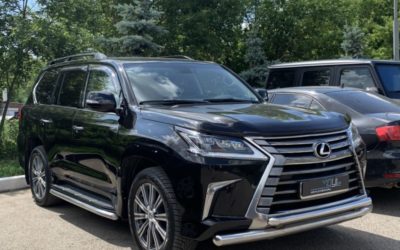 Lexus LX 570 — сделали глубокую полировку и нанесли 3 слоя керамики