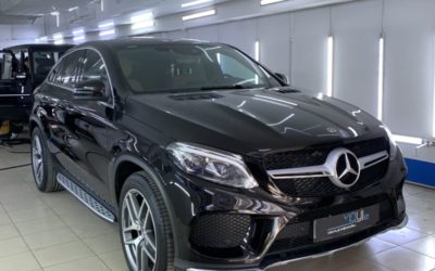 Mercedes GLE 350 — полировка кузова с нанесением керамики