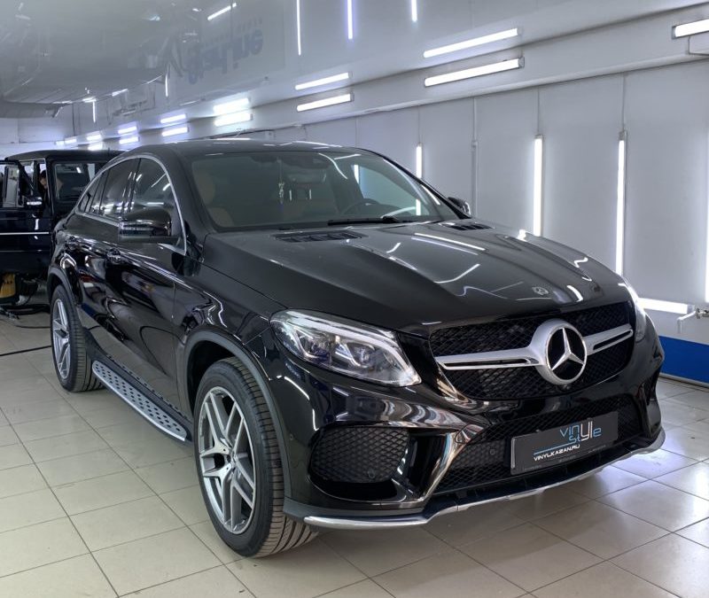 Mercedes GLE 350 — полировка кузова с нанесением керамики