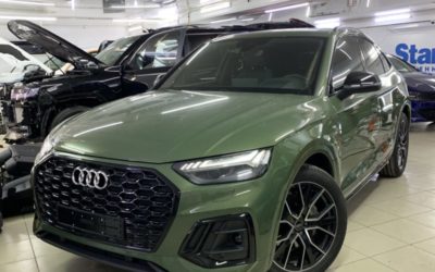 На новую Audi Q5 Sportback установили бесштыревые автоматические доводчики дверей