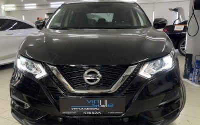 Nissan Qashqai — заменили штатный галоген на bi-led модули Kamiso