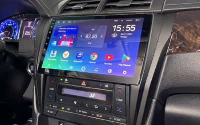 Toyota Camry 2016 года — установили новую мультимедиа Android, камеры заднего вида, видеорегистратор