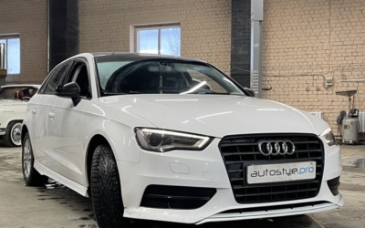Audi A3 — удаление катализатора, изготовление и установка даунпайпа