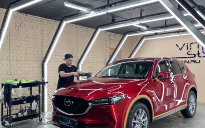 Mazda CX-5 — химчистка салона, легкая полировка кузова, замена фильтров и масла