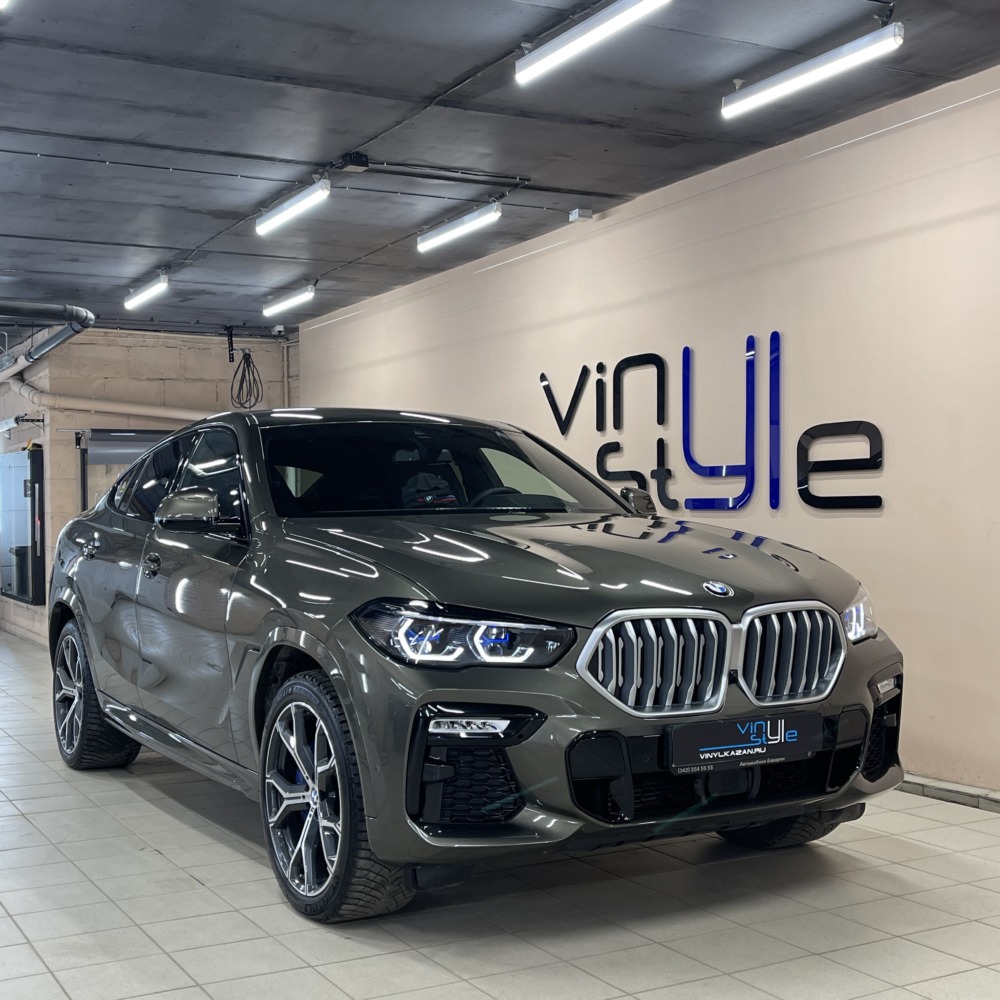 Полировка автомобиля BMW X6 после керамики и бронирование всего кузова  полиуретановой пленкой - Vinyl Style