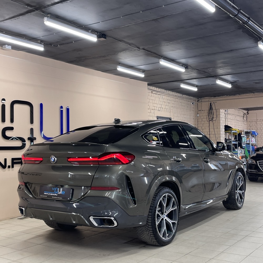 Полировка автомобиля BMW X6 после керамики и бронирование всего кузова  полиуретановой пленкой - Vinyl Style