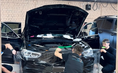 Лёгкая полировка, бронирование кузова и нанесение керамики по акции — автомобиль BMW X3