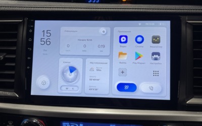 Toyota Highlander — установили мультимедиа на базе Андроид